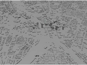Rochester city new york united states 40km 3D Model
