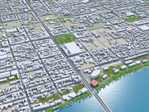 Rostov-on-don city russia 60km Modelo 3D