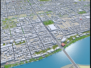 Rostov-on-don city russia 60km Modelo 3D