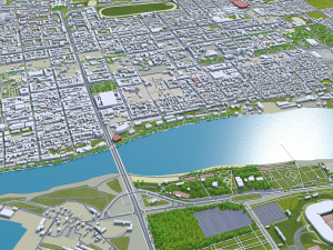 Rostov-on-don city russia 60km Modelo 3D