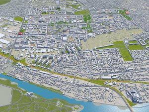 Rostov-on-don city russia 60km Modelo 3D