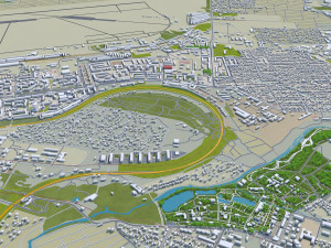 Rostov-on-don city russia 60km Modelo 3D