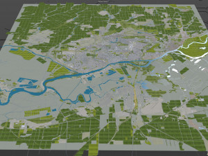 Rostov-on-don city russia 60km Modelo 3D