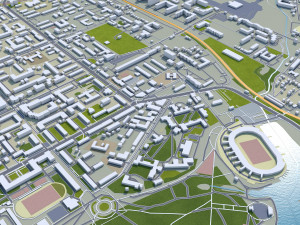 Ryazan city russia 50km Modelo 3D