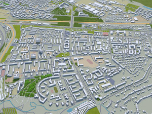 Ryazan city russia 50km Modelo 3D