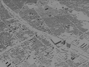Saitama city japan 40km 3D Model