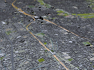 Saitama city japan 40km 3D Model