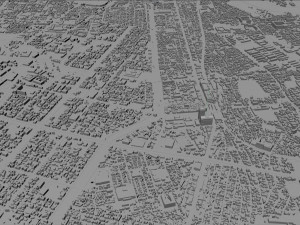 Sakai city japan 50km 3D Модель