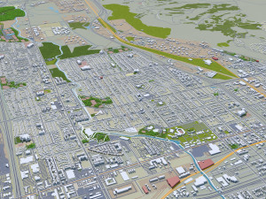 Salt lake city utah usa 60km 3D मॉडल