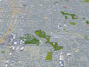 Salt lake city utah usa 60km 3D मॉडल