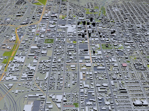 Salt lake city utah usa 60km 3D मॉडल
