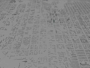 Salt lake city utah usa 60km 3D Model