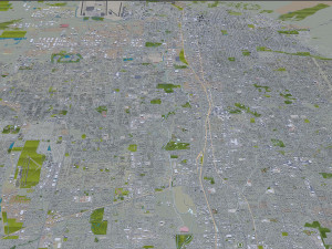 Salt lake city utah usa 60km 3D मॉडल
