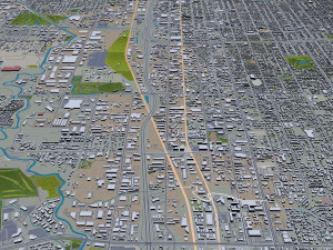 Salt lake city utah usa 60km 3D मॉडल