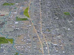 Salt lake city utah usa 60km 3D Model