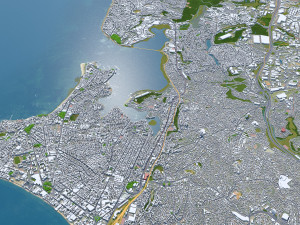 Salvador city brazil 50km 3D 모델