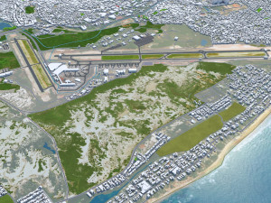 Salvador city brazil 50km 3D 모델