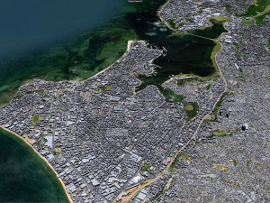 Salvador city brazil 50km 3D 모델