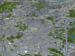 Salvador city brazil 50km 3D 모델
