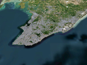 Salvador city brazil 50km 3D 모델