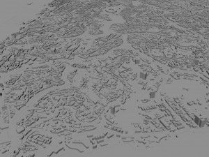 Salvador city brazil 50km 3D 모델