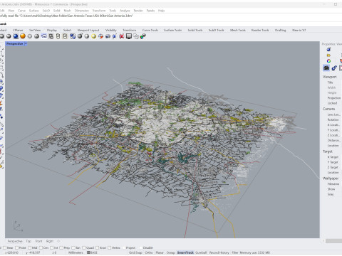 San antonio city texas 80km 3D-Modell