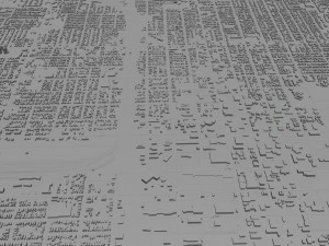 san bernardino city california usa 40km 3D-Modell