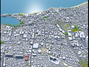 San juan city puerto rico 30km Modèle 3D
