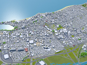 San juan city puerto rico 30km Modèle 3D