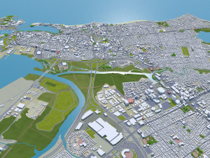 San juan city puerto rico 30km Modèle 3D