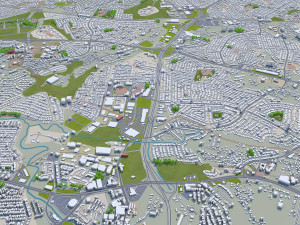San juan city puerto rico 30km Modèle 3D