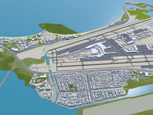 San juan city puerto rico 30km Modèle 3D
