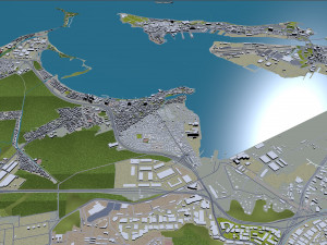 San juan city puerto rico 30km Modèle 3D