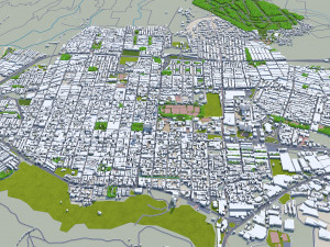 San salvador city el salvador 30km Modelo 3D