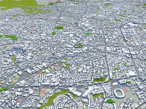 San salvador city el salvador 30km Modelo 3D