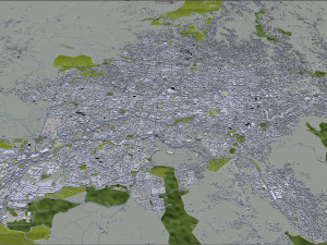 San salvador city el salvador 30km Modelo 3D