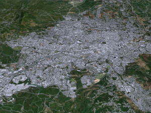 San salvador city el salvador 30km Modelo 3D