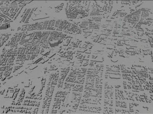 Santa fe city new mexico usa 50km 3D Model