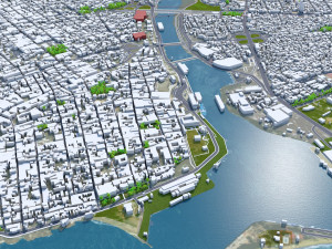 Santo domingo city dominican republic 30km 3D Model