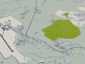 Santo domingo city dominican republic 30km 3D Model