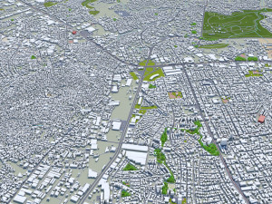 Santo domingo city dominican republic 30km 3D Model