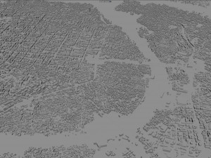 Santo domingo city dominican republic 30km 3D Model