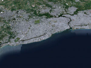 Santo domingo city dominican republic 30km 3D Model