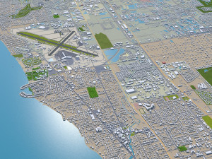 Sarasota city florida usa 30km Modelo 3D