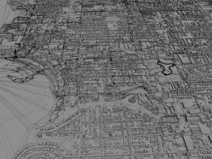 Sarasota city florida usa 30km Modelo 3D