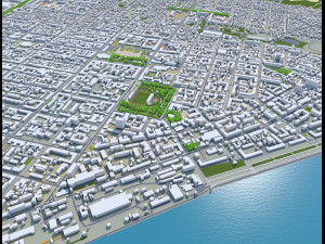 Saratov city russia 60km 3D 模型