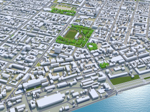 Saratov city russia 60km 3D 模型