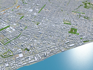 Saratov city russia 60km 3D 模型