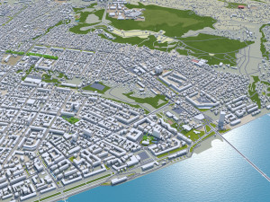 Saratov city russia 60km 3D 模型