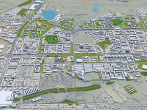 Saratov city russia 60km 3D 模型